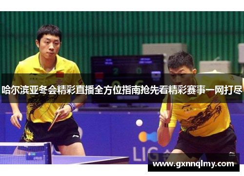 哈尔滨亚冬会精彩直播全方位指南抢先看精彩赛事一网打尽