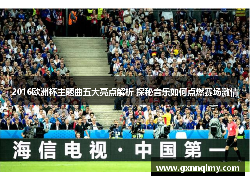 2016欧洲杯主题曲五大亮点解析 探秘音乐如何点燃赛场激情