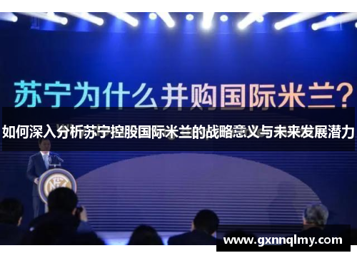 如何深入分析苏宁控股国际米兰的战略意义与未来发展潜力